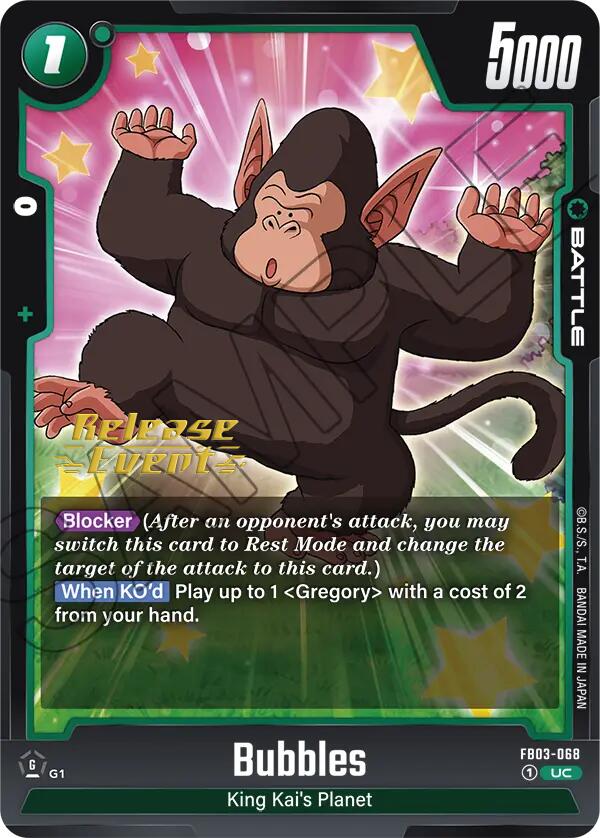 Bubbles [Raging Roar Release Event Cards] | Fandemonia Ltd