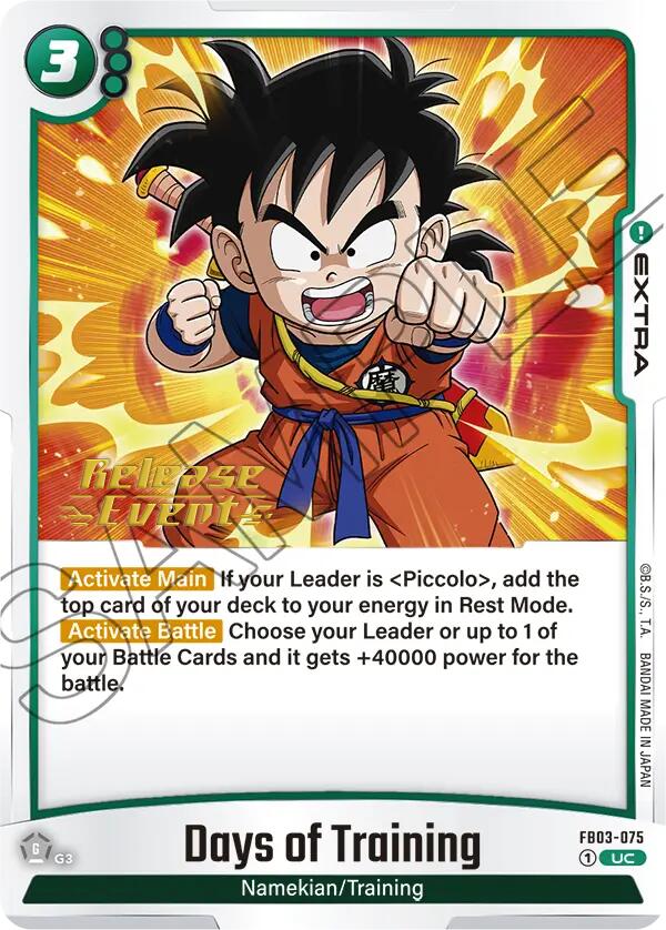 Days of Training [Raging Roar Release Event Cards] | Fandemonia Ltd