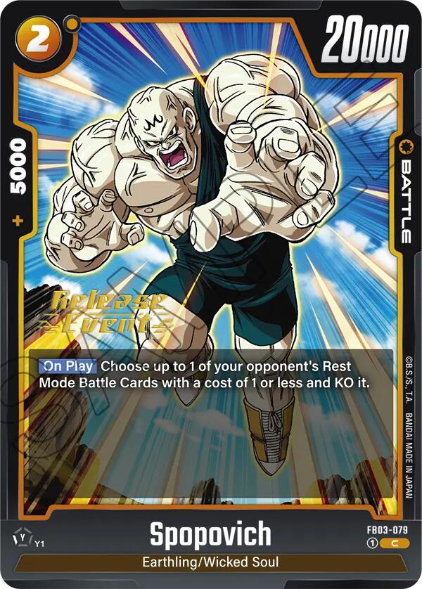 Spopovich [Raging Roar Release Event Cards] | Fandemonia Ltd