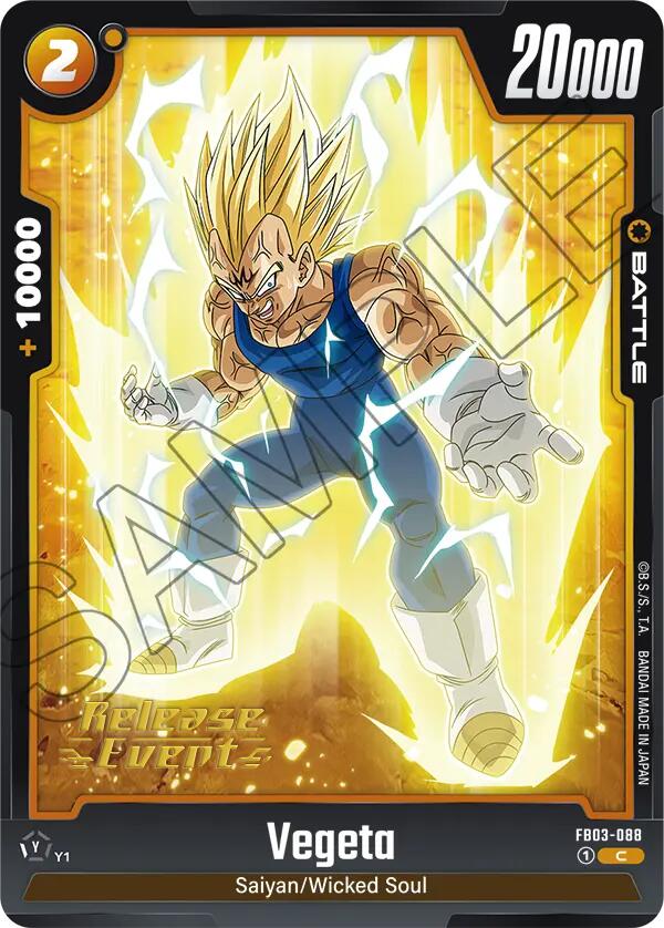 Vegeta (FB03-088) [Raging Roar Release Event Cards] | Fandemonia Ltd