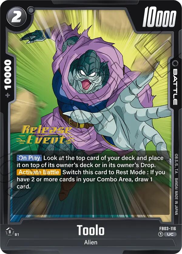 Toolo [Raging Roar Release Event Cards] | Fandemonia Ltd
