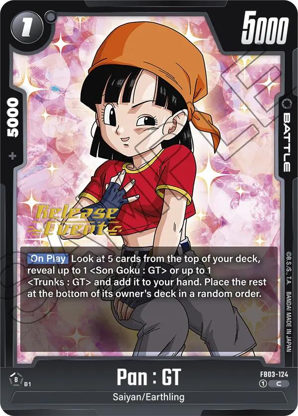 Pan : GT (FB03-124) [Raging Roar Release Event Cards] | Fandemonia Ltd