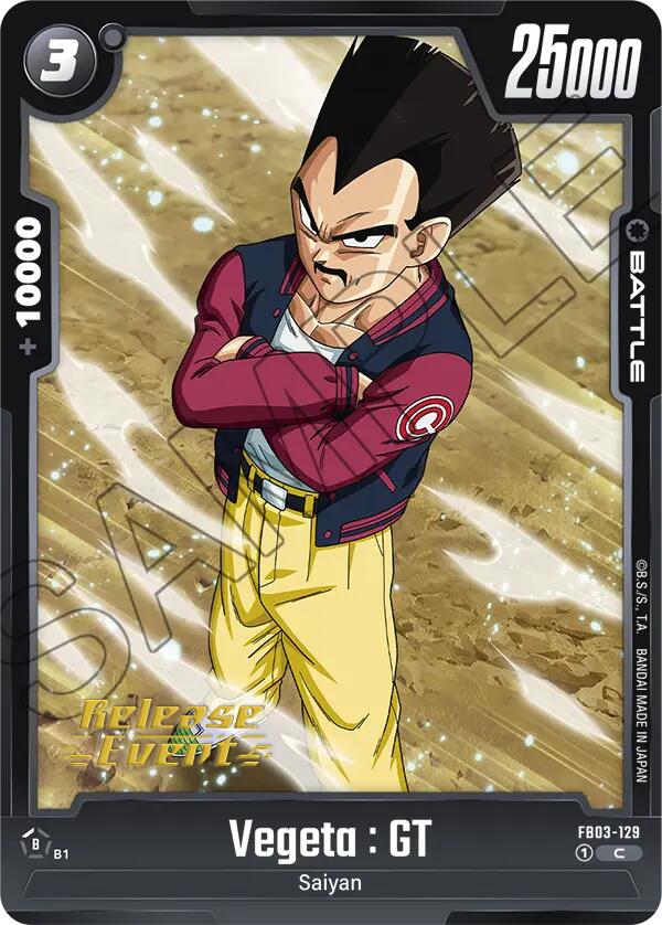 Vegeta : GT [Raging Roar Release Event Cards] | Fandemonia Ltd