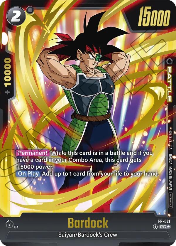 Bardock (FP-021) (Gold) [Fusion World Promotion Cards] | Fandemonia Ltd