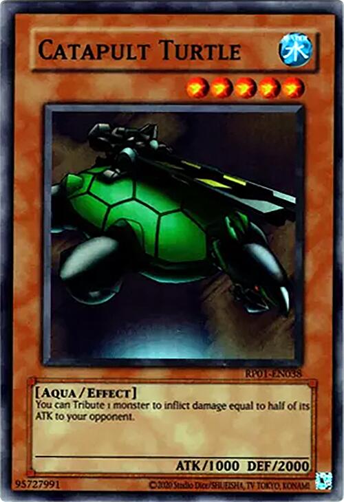 Catapult Turtle [RP01-EN038] Super Rare | Fandemonia Ltd