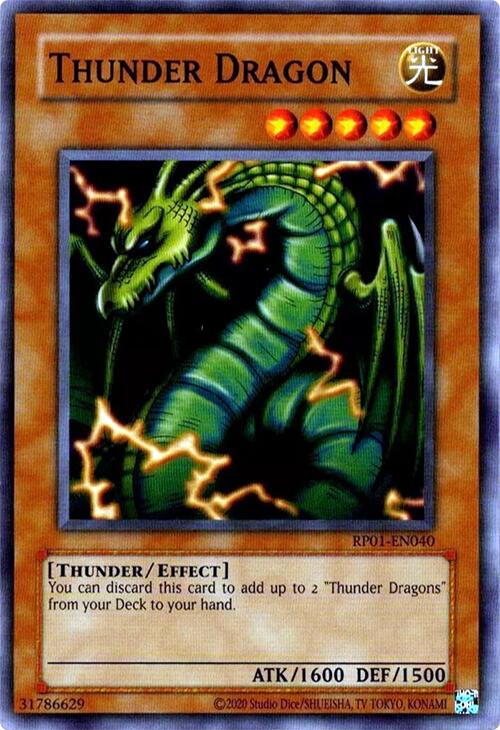 Thunder Dragon [RP01-EN040] Common | Fandemonia Ltd
