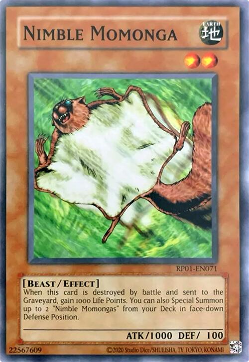 Nimble Momonga [RP01-EN071] Common | Fandemonia Ltd