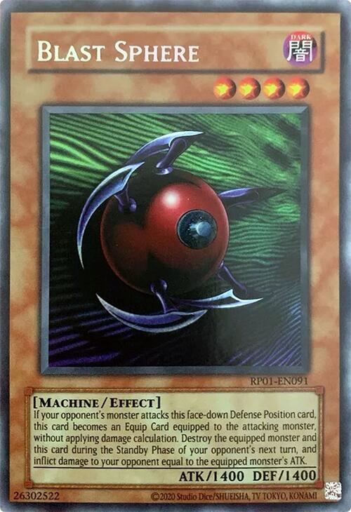 Blast Sphere [RP01-EN091] Secret Rare | Fandemonia Ltd