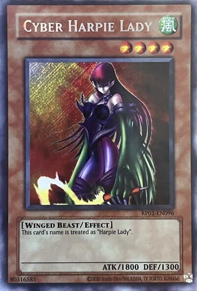 Cyber Harpie Lady [RP01-EN096] Secret Rare | Fandemonia Ltd