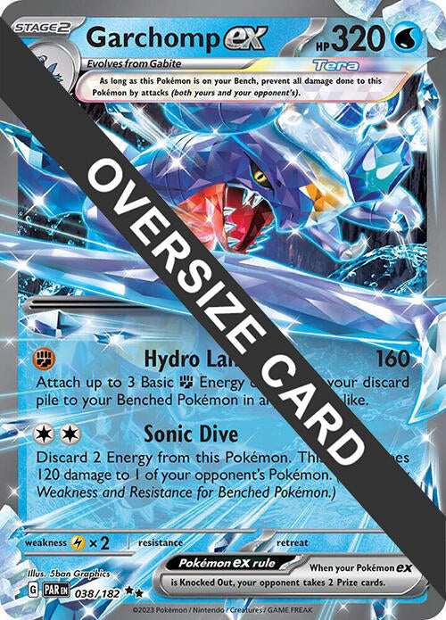 Garchomp ex (038) (Jumbo Card) [Scarlet & Violet: Black Star Promos] | Fandemonia Ltd