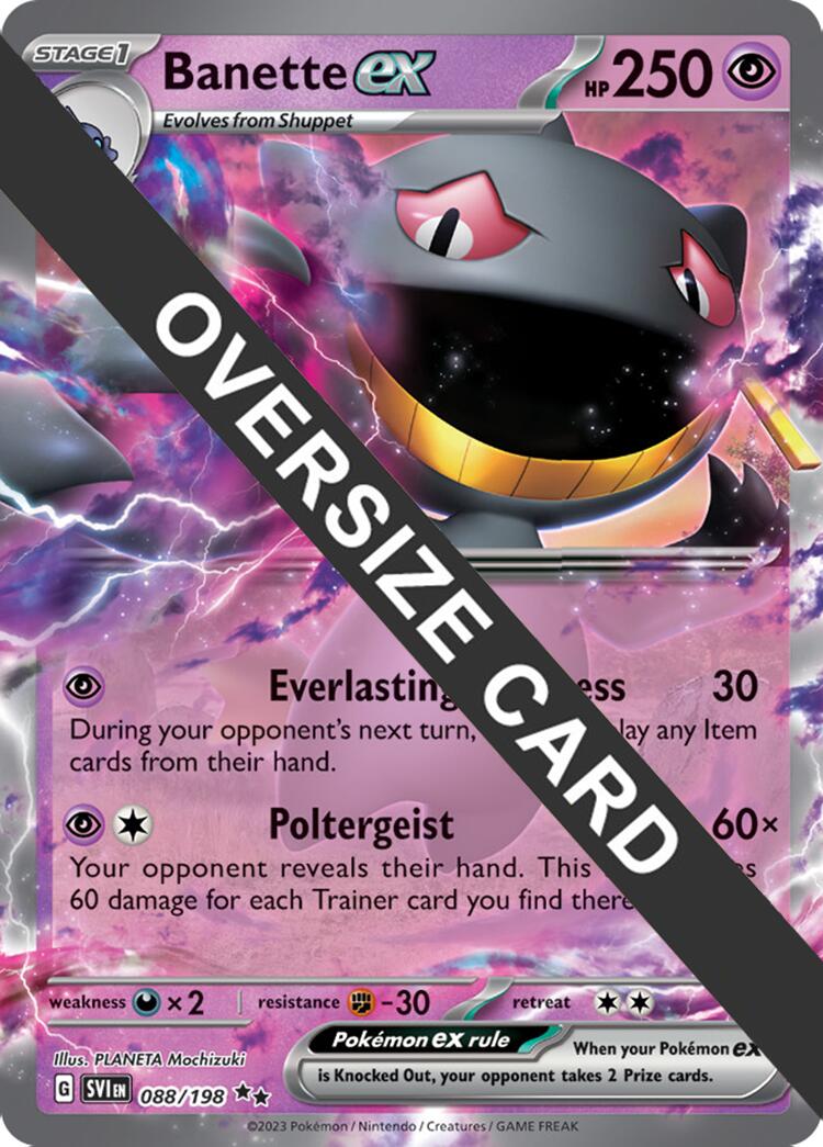 Banette ex (088) (Jumbo Card) [Scarlet & Violet: Black Star Promos] | Fandemonia Ltd