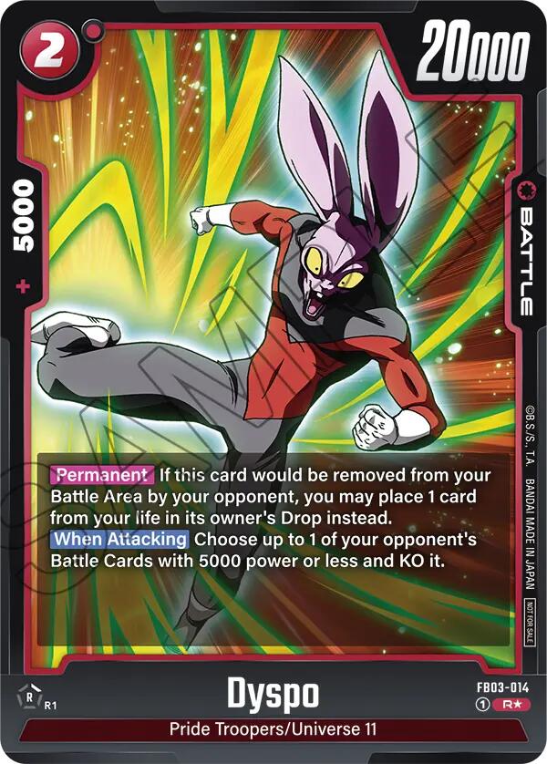 Dyspo (FB03-014) (Tournament Pack 03) [Fusion World Tournament Cards] | Fandemonia Ltd