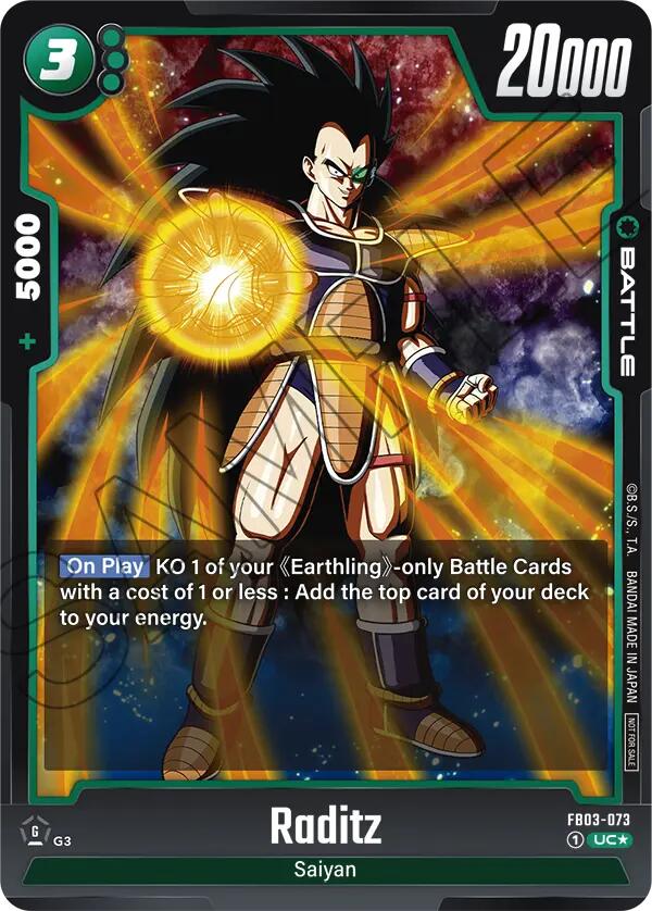 Raditz (FB03-073) (Tournament Pack 03) [Fusion World Tournament Cards] | Fandemonia Ltd
