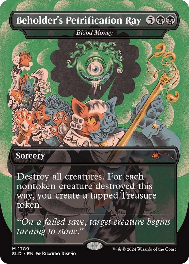 Beholder's Petrification Ray - Blood Money [Secret Lair Drop Series] | Fandemonia Ltd