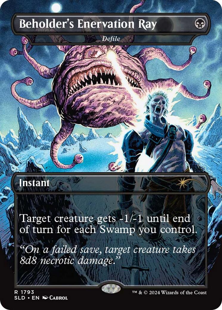 Beholder's Enervation Ray - Defile [Secret Lair Drop Series] | Fandemonia Ltd