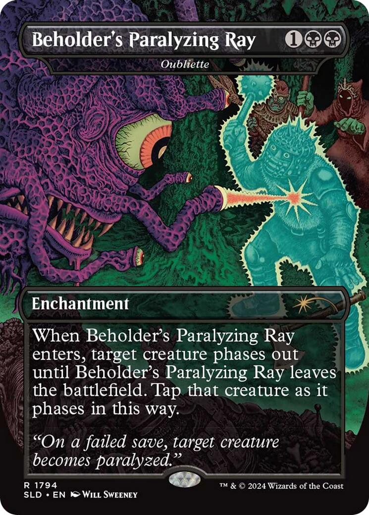 Beholder's Paralyzing Ray - Oubliette [Secret Lair Drop Series] | Fandemonia Ltd