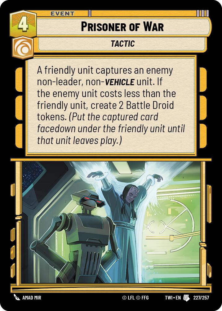 Prisoner of War (227/257) (227/257) [Twilight of the Republic] | Fandemonia Ltd