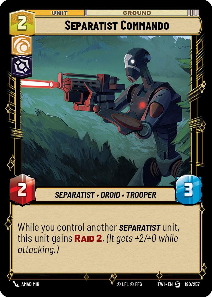 Separatist Commando (180/257) (180/257) [Twilight of the Republic] | Fandemonia Ltd