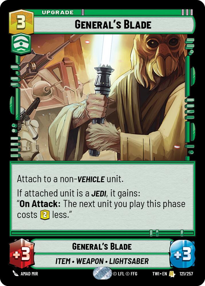 General's Blade (121/257) (121/257) [Twilight of the Republic] | Fandemonia Ltd