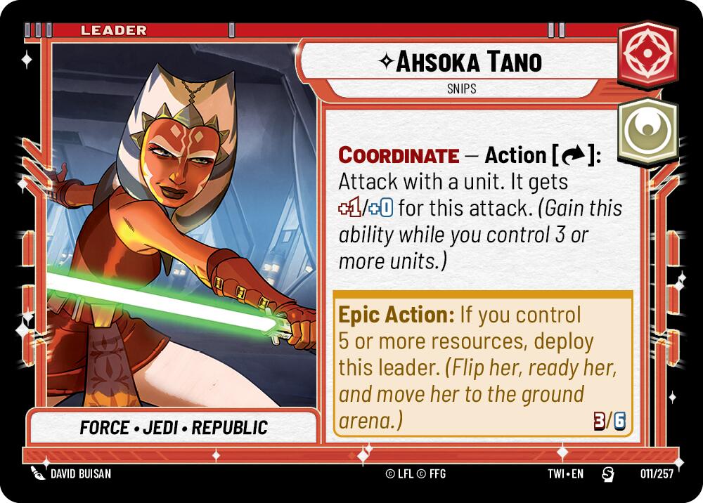 Ashoka Tano - Snips (011/257) (011/257) [Twilight of the Republic] | Fandemonia Ltd
