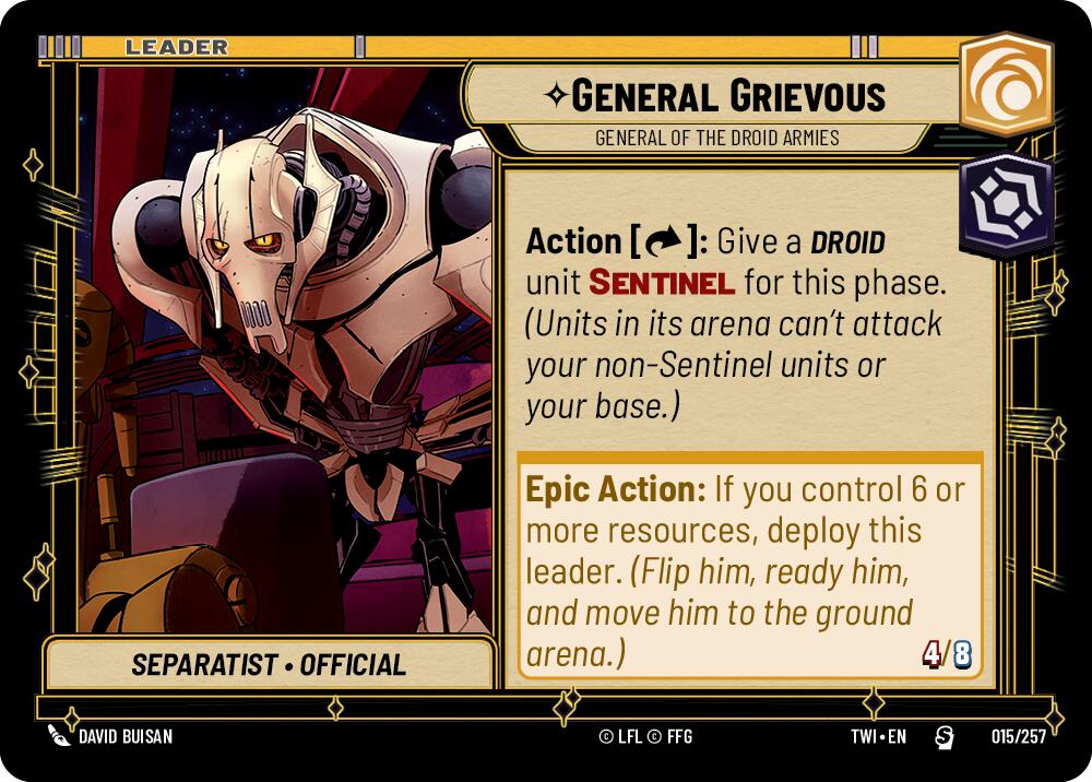 General Grievous - General of the Droid Armies (015/257) (015/257) [Twilight of the Republic] | Fandemonia Ltd