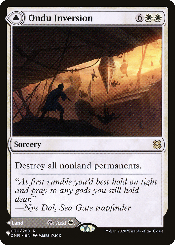 Ondu Inversion // Ondu Skyruins [Secret Lair: From Cute to Brute] | Fandemonia Ltd