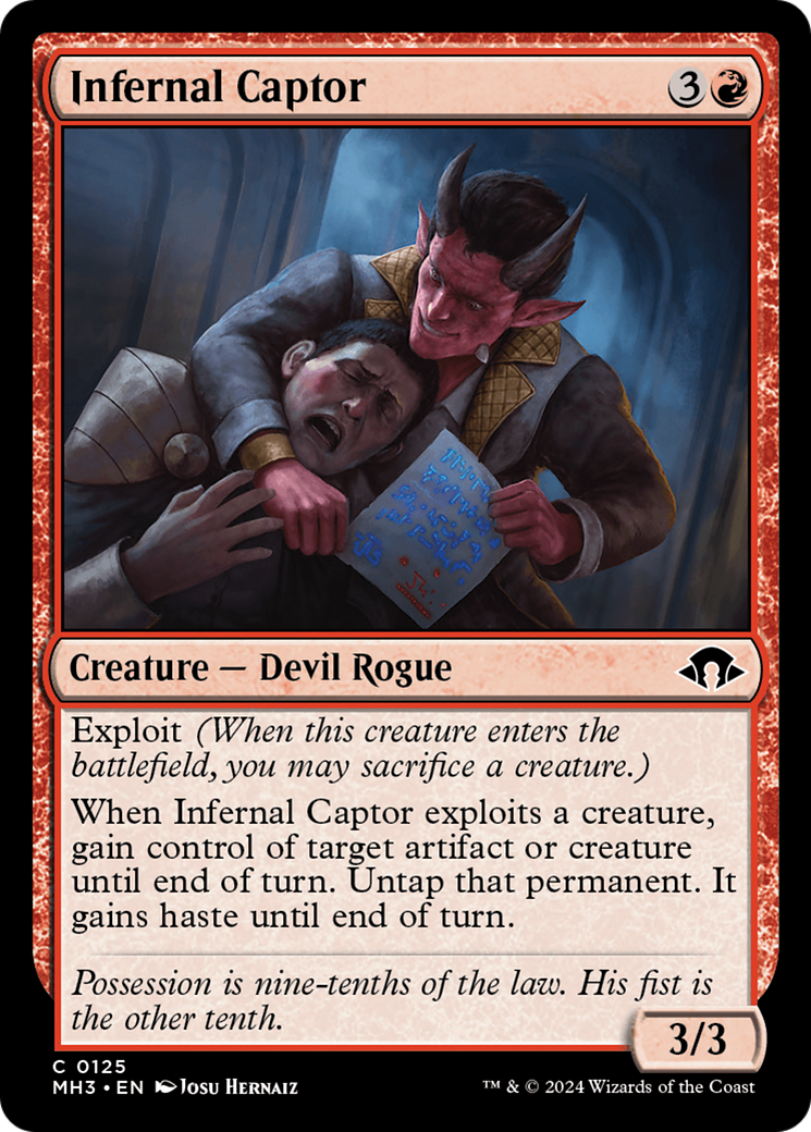 Infernal Captor [Modern Horizons 3] | Fandemonia Ltd
