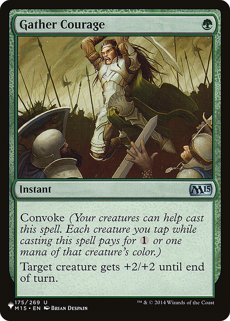 Gather Courage [The List] | Fandemonia Ltd