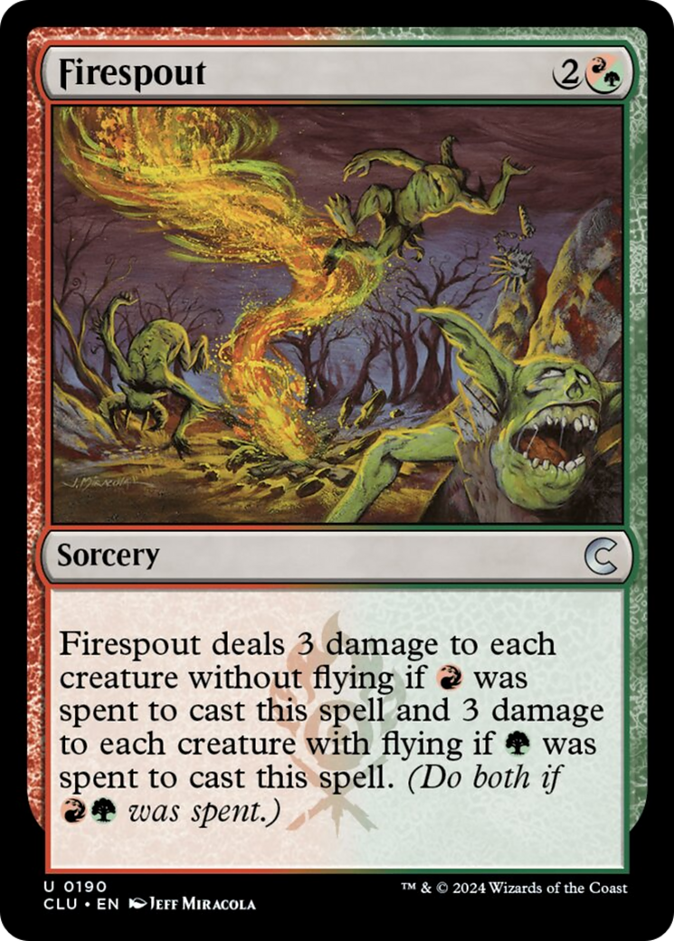 Firespout [Ravnica: Clue Edition] | Fandemonia Ltd