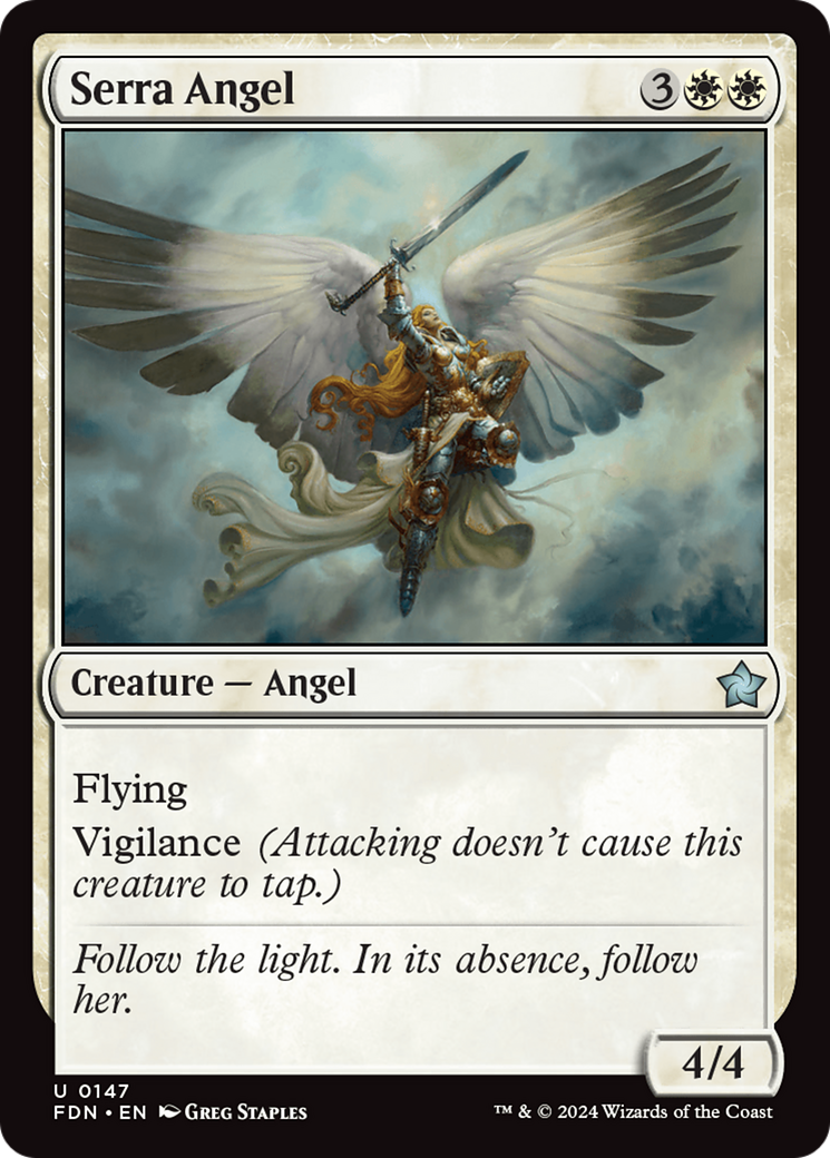 Serra Angel [Foundations] | Fandemonia Ltd