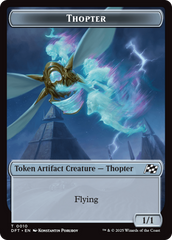 Goblin // Thopter (0010) Double-Sided Token [Aetherdrift Tokens] | Fandemonia Ltd