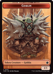 Goblin // Treasure Double-Sided Token [Foundations Tokens] | Fandemonia Ltd