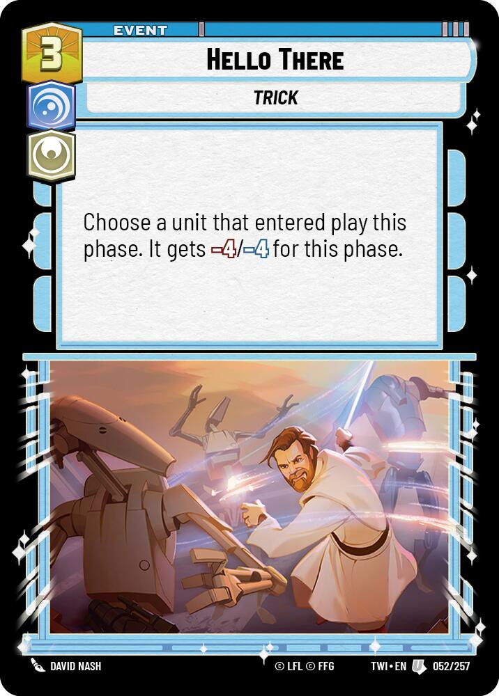 Hello There (052/257) (052/257) [Twilight of the Republic] | Fandemonia Ltd
