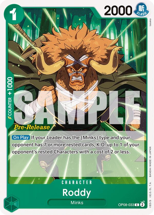 Roddy [Two Legends Pre-Release Cards] | Fandemonia Ltd