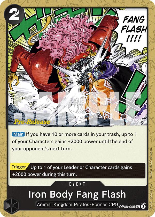 Iron Body Fang Flash [Two Legends Pre-Release Cards] | Fandemonia Ltd