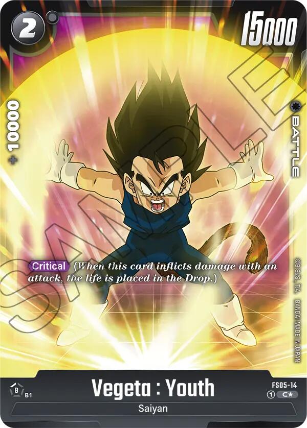 Vegeta : Youth (Bonus Pack Alternate Art) [Starter Deck: Bardock] | Fandemonia Ltd