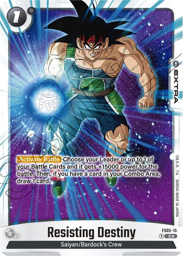 Resisting Destiny (Bonus Pack Alternate Art) [Starter Deck: Bardock] | Fandemonia Ltd