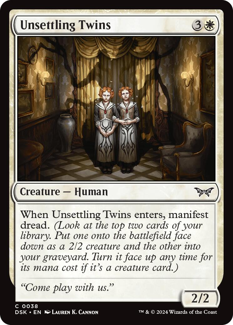 Unsettling Twins [Duskmourn: House of Horror] | Fandemonia Ltd