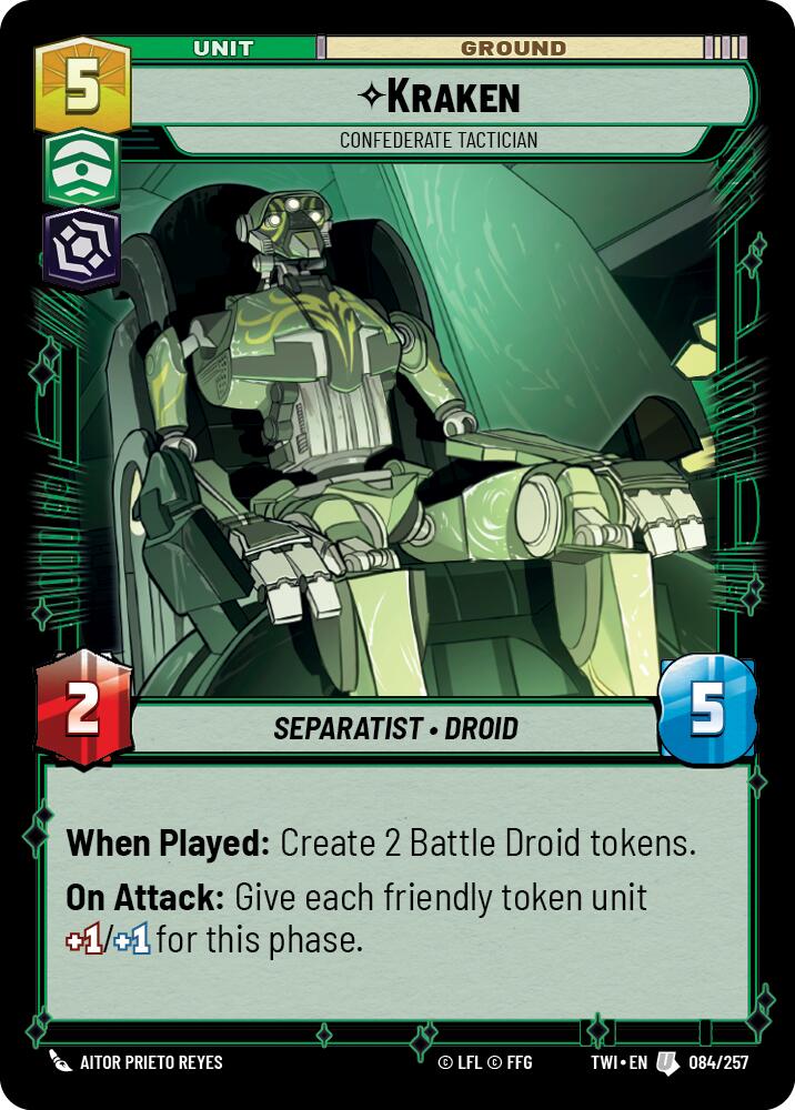 Kraken - Confederate Tactician (084/257) (084/257) [Twilight of the Republic] | Fandemonia Ltd