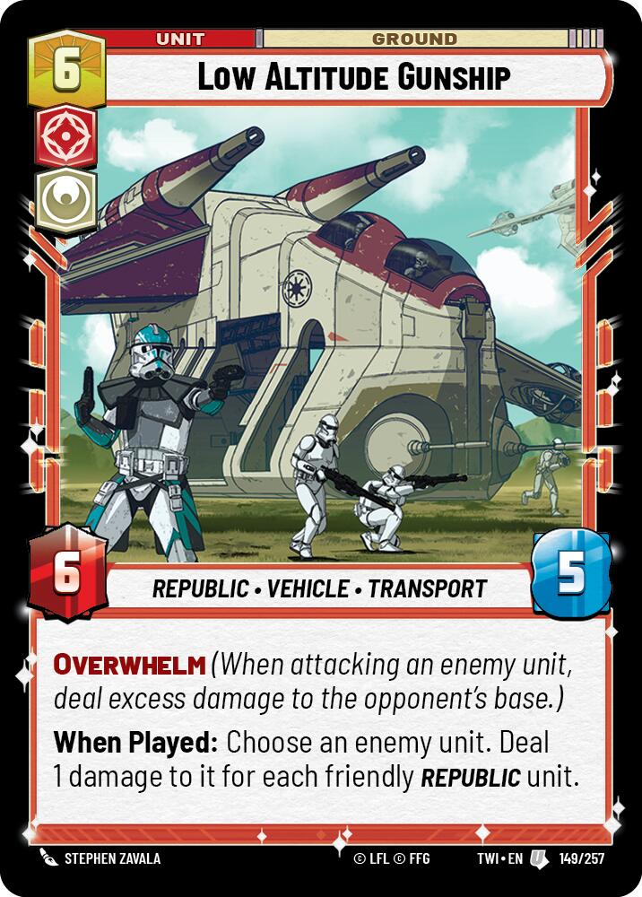 Low Altitude Gunship (149/257) (149/257) [Twilight of the Republic] | Fandemonia Ltd