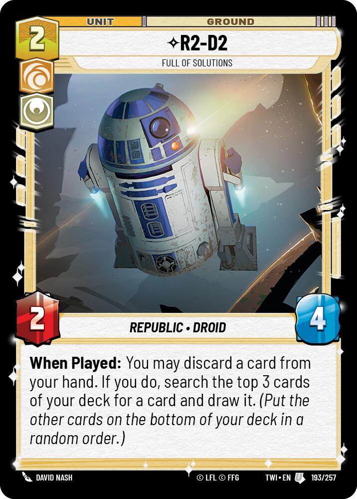 R2-D2 - Full of Solutions (193/257) (193/257) [Twilight of the Republic] | Fandemonia Ltd