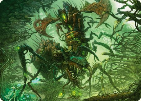Skyscythe Engulfer Art Card [Phyrexia: All Will Be One Art Series] | Fandemonia Ltd