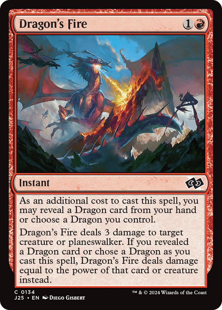 Dragon's Fire [Foundations Jumpstart] | Fandemonia Ltd