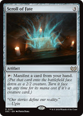 Scroll of Fate [Duskmourn: House of Horror Commander] | Fandemonia Ltd
