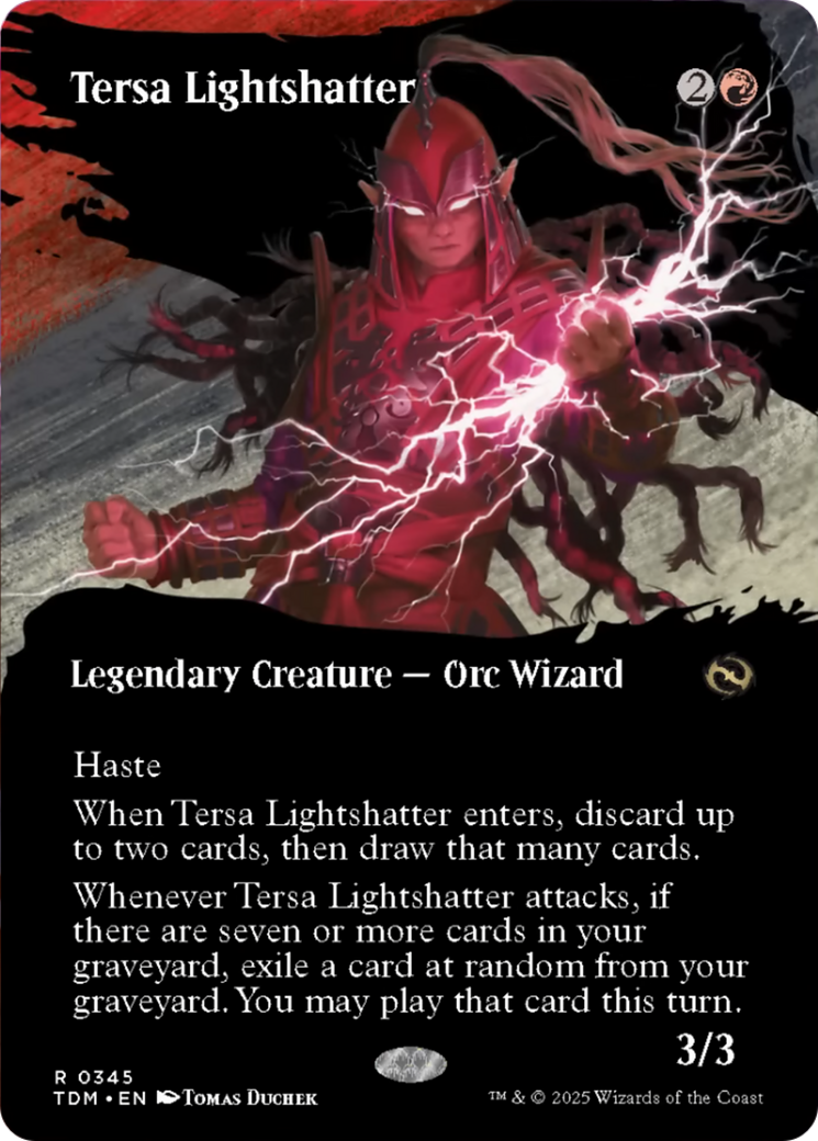 Tersa Lightshatter (Borderless) [Tarkir: Dragonstorm] | Fandemonia Ltd