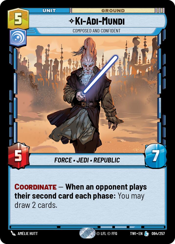 Ki-Adi-Mundi - Composed and Confident (064/257) (064/257) [Twilight of the Republic] | Fandemonia Ltd