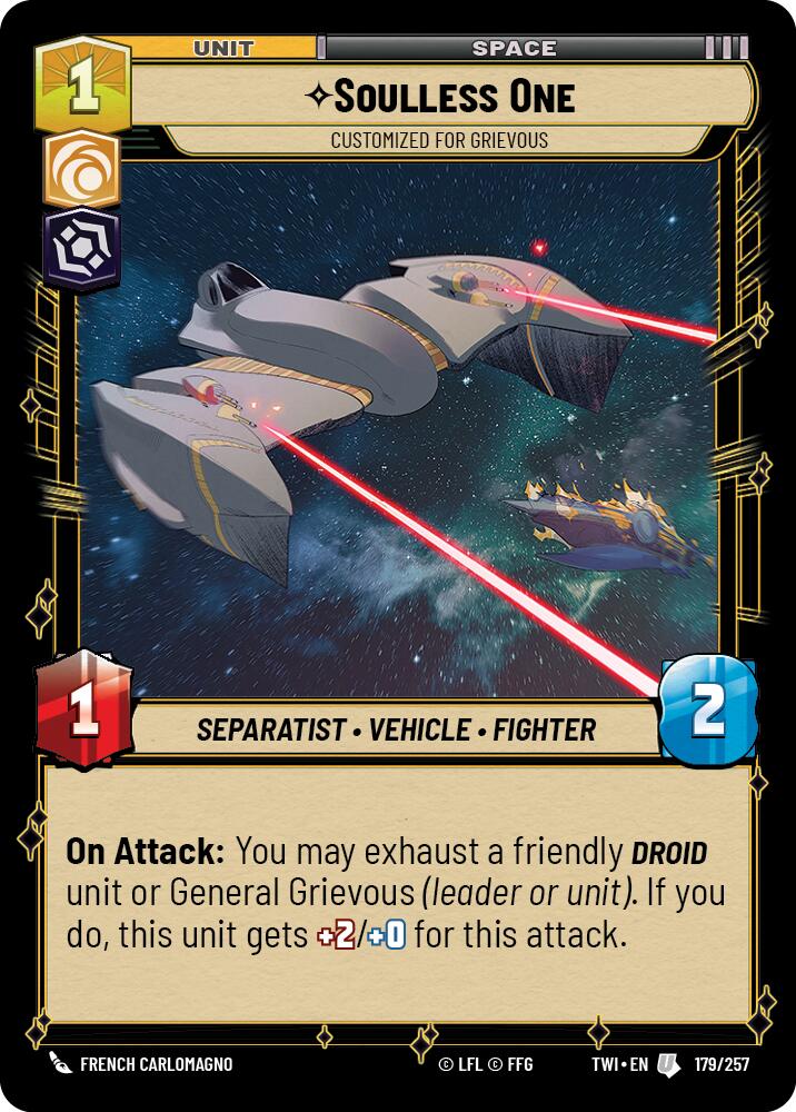 Soulless One - Customized for Grievous (179/257) (179/257) [Twilight of the Republic] | Fandemonia Ltd