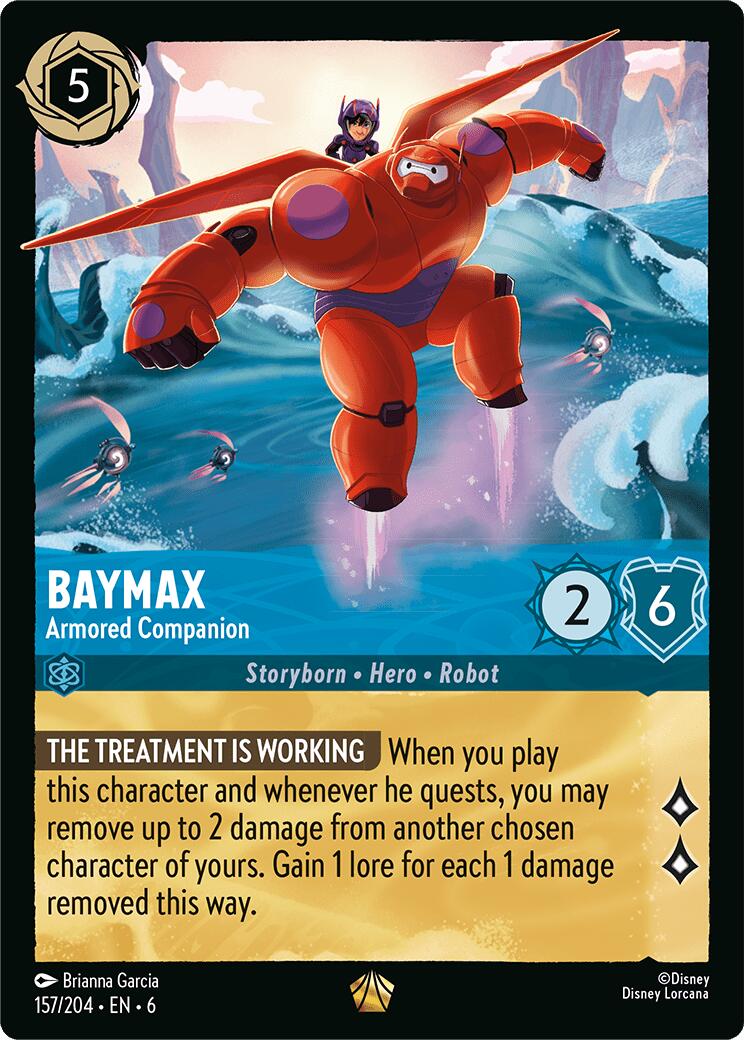 Baymax - Armored Companion (157/204) [Azurite Sea] | Fandemonia Ltd