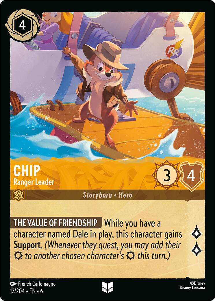 Chip - Ranger Leader (12/204) [Azurite Sea] | Fandemonia Ltd