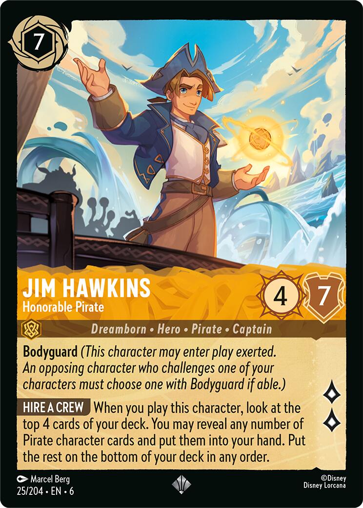 Jim Hawkins - Honorable Pirate (25/204) [Azurite Sea] | Fandemonia Ltd